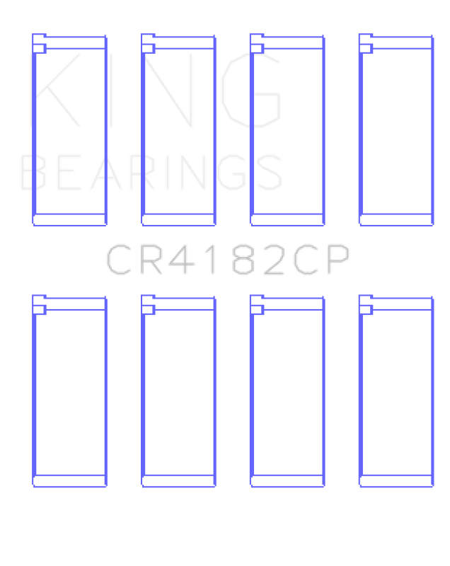 King Engine Bearings VW Abl/Aey/Agr/Ahh/Ahu (Size +0.75mm) Connecting Rod Bearing Set