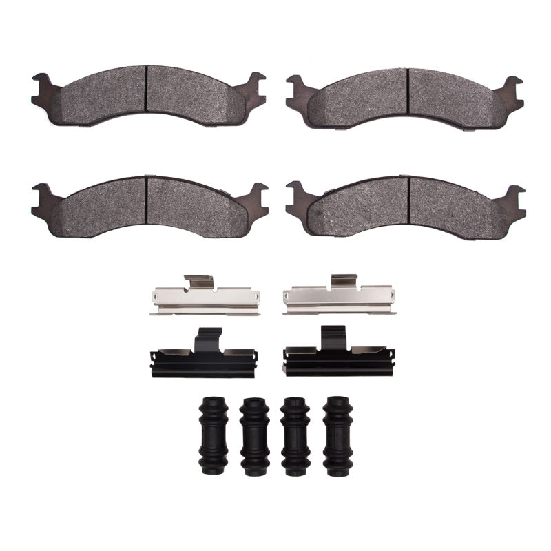 R1 Concepts R1 98-03 Dodge Ram 2500 Van Front Semi Met Pads & Hardware Kit