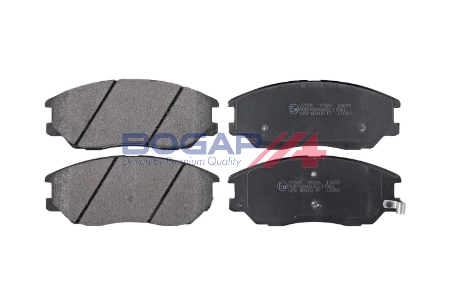 BOGAP Y8210209 Brake Pad Set, Disc Brake