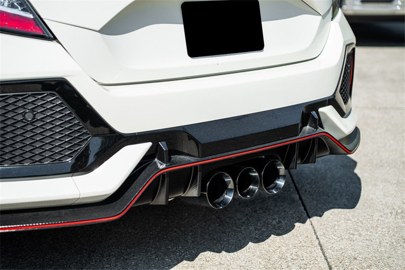 CORSA Performance Corsa 2017-2021 Honda Civic Type R Xtreme Cat-Back Tri Rear Exit with 4.5in Black Pro-Series Tips