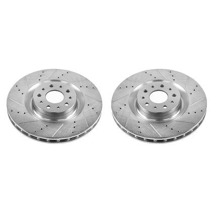 PowerStop Power Stop 14-19 Fiat 500L Front Evolution Drilled & Slotted Rotors - Pair