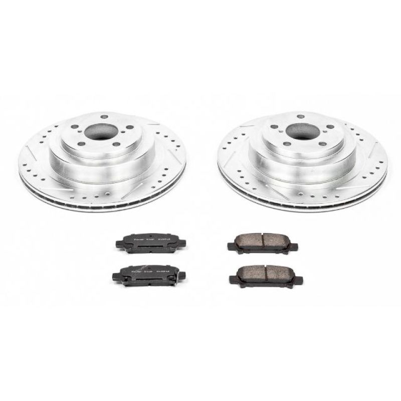 PowerStop Power Stop 05-09 Subaru Legacy Rear Z23 Evolution Sport Brake Kit
