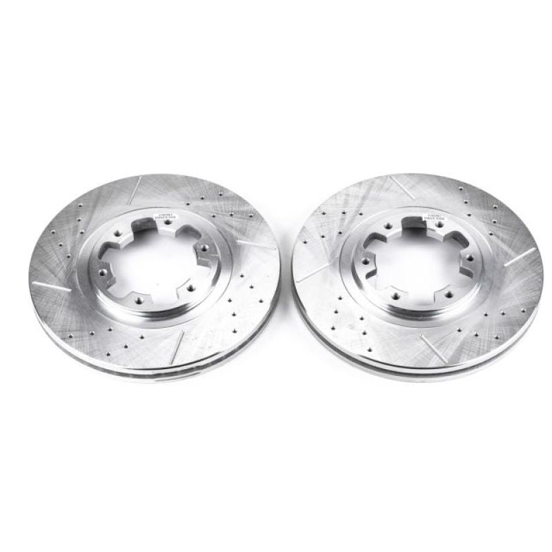 PowerStop Power Stop 97-03 Infiniti QX4 Front Evolution Drilled & Slotted Rotors - Pair