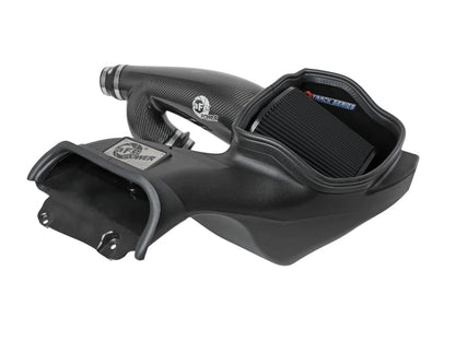 aFe 21-24 Ford F150 Raptor Track Series Carbon Fiber Cold Air Intake System w/ Black Pro 5R Filter