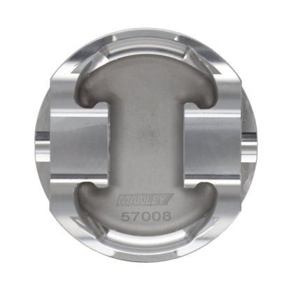 Manley Performance Manley Ford 3.5L Ecoboost 3.662in Bore 1.239in CD 10.0:1 CR -0.5cc Dome Extreme Duty Piston Set