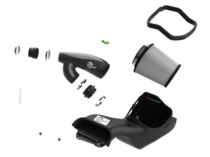 aFe 21-24 Ford F150 Raptor Track Series Carbon Fiber Cold Air Intake System w/ Pro DRY S Filter