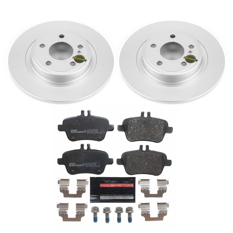 PowerStop Power Stop 18-19 Mercedes-Benz SLC300 Rear Euro-Stop Brake Kit