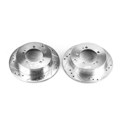 PowerStop Power Stop 95-05 Chrysler Sebring Rear Evolution Drilled & Slotted Rotors - Pair