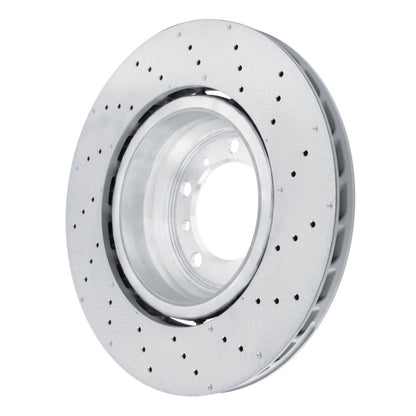 DFC 10-11 Porsche 911 Left Rear Drilled Hi-Carbon Alloy Geomet Coated Rotor