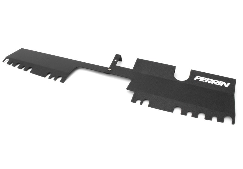 Perrin Performance PERRIN 15-21 Subaru WRX/STI Radiator Shroud (With OEM Intake Scoop) - Black