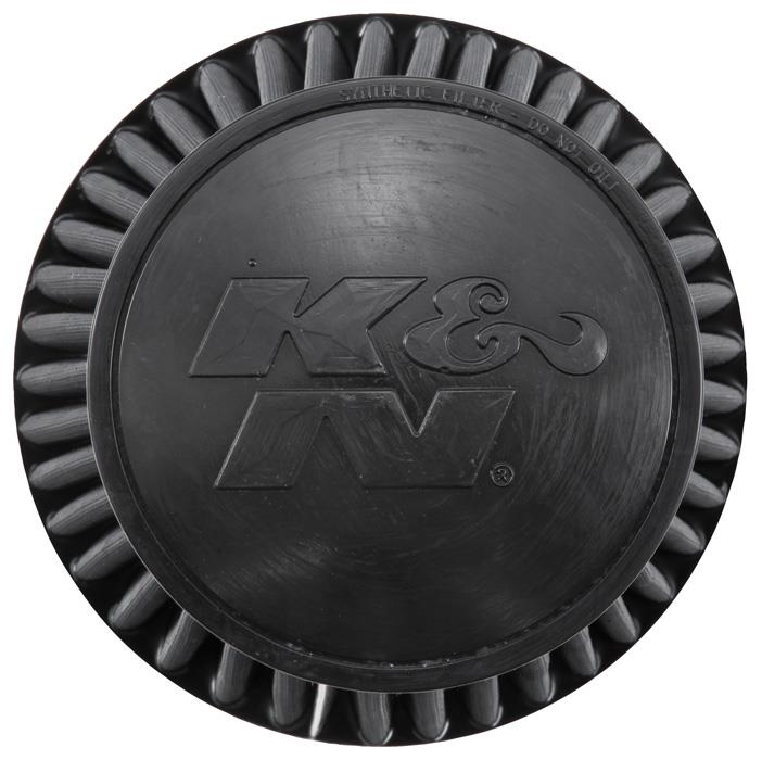 K&N Engineering K&N Universal Rubber Filter Round Tapered 6in Flange ID x 7.5in Base OD x 5.25in Top OD x 8in Height