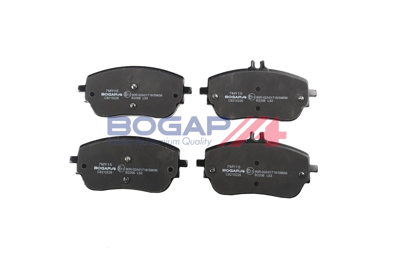 BOGAP C8210226 Brake Pad Set, Disc Brake