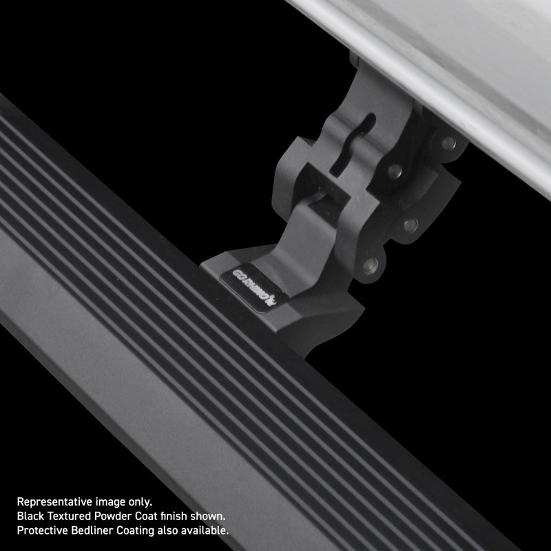 Go Rhino RealTruck 18-24 Jeep Wrangler 2dr VoltStep Electric Running Board Kit (No Drill) - Bedliner Coating