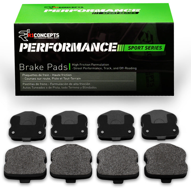 R1 Concepts R1 06-13 Chevrolet Corvette Rear Performance Sport Brake Pads