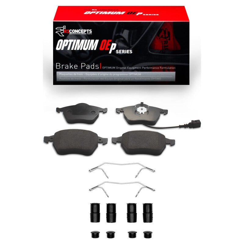 R1 Concepts R1 99-10 Volkswagen Beetle Front Optimum OE Pads & Hardware Kit