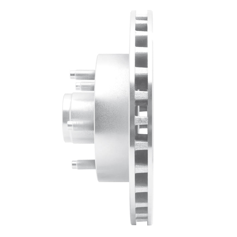 R1 Concepts R1 95-97 Ford Ranger (USA/Canada) Front Right Drilled & Slotted Silver Brake Rotor