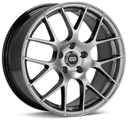 Enkei Raijin 18x9.5 35mm Offset 5x114.3 Bolt Pattern Hyper Silver Wheel