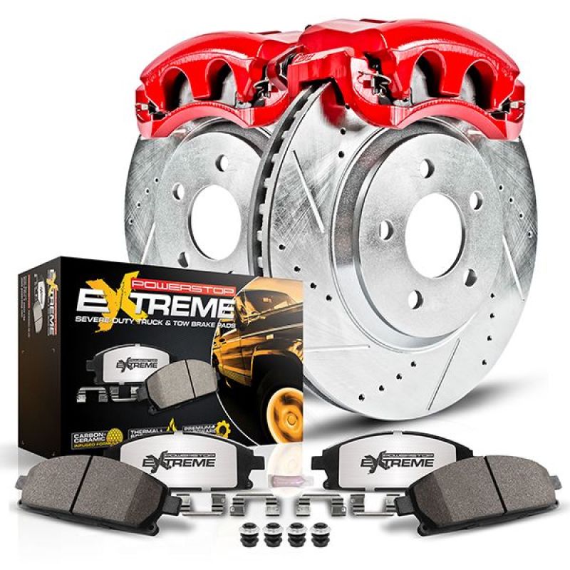 PowerStop Power Stop 2016 Ford F-350 Super Duty Front Autospecialty Brake Kit w/Calipers
