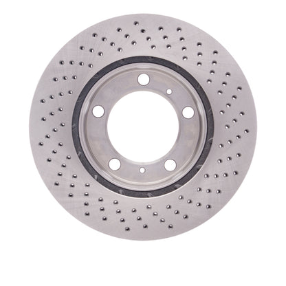 DFC 05-08 Porsche Cayman Left Front Drilled Brake Rotor