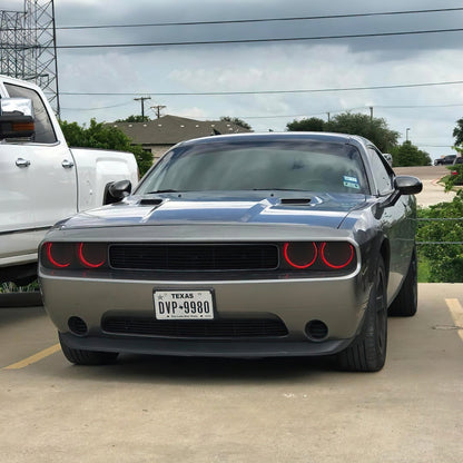 ORACLE Lighting Oracle Dodge Challenger 08-14 Halo Kit (ProjectorHL) - ColorSHIFT w/ 2.0 Controller