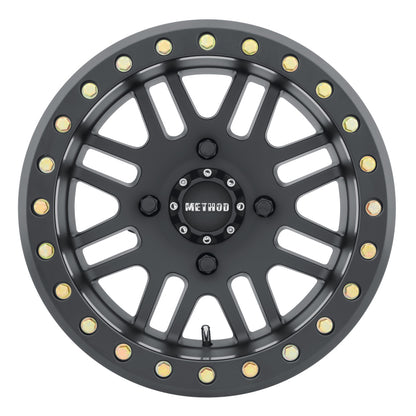 Method Wheels Method MR406 UTV Beadlock 14x8 / 4+4/0mm Offset / 4x136 / 106mm CB Matte Black Wheel