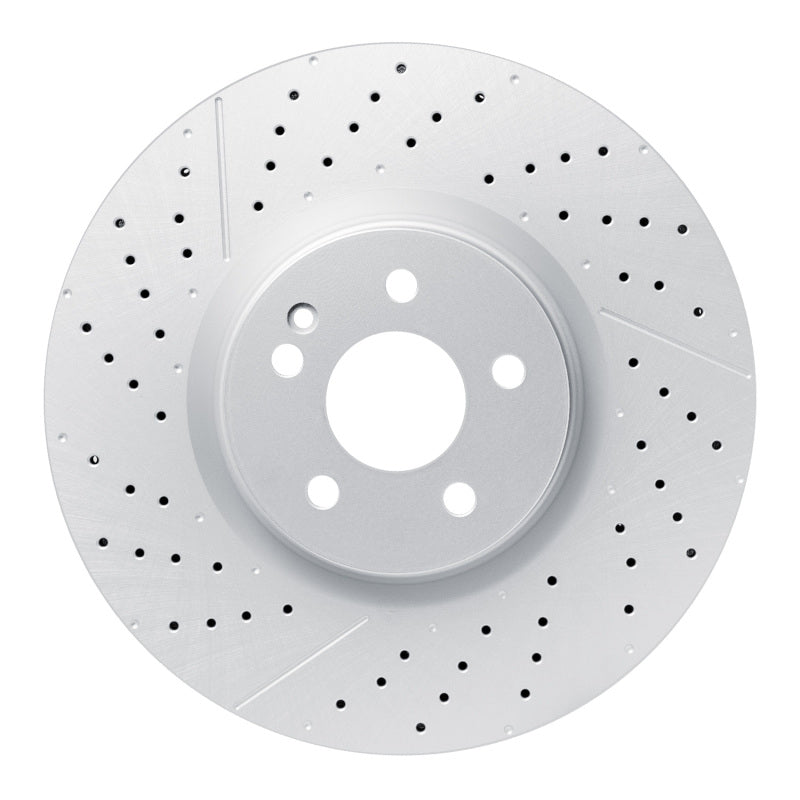 DFC 14-19 Mercedes-Benz CLA45 AMG Front Drilled GeoSPEC Coated Rotor and Slotted