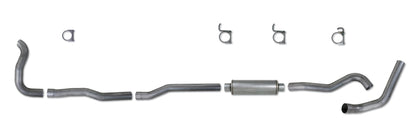Diamond Eye Performance Diamond Eye KIT 4in CLAMP Turbo Back SGL AL: 89-93 DODGE CUMMINS 5.9L