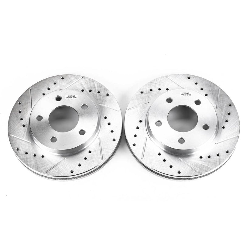 PowerStop Power Stop 02-07 Buick Rendezvous Front Evolution Drilled & Slotted Rotors - Pair