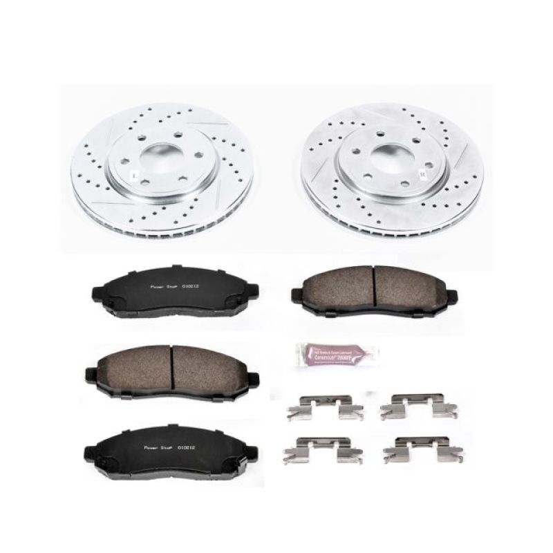 PowerStop Power Stop 05-18 Nissan Frontier Front Z23 Evolution Sport Brake Kit