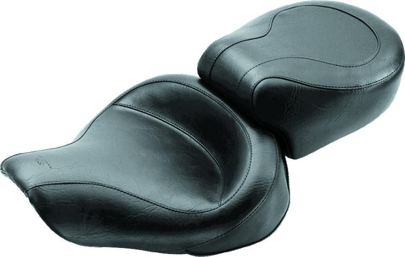 Mustang Motorcycle Mustang 91-05 Harley Dyna Wide Touring 1PC Seat - Black