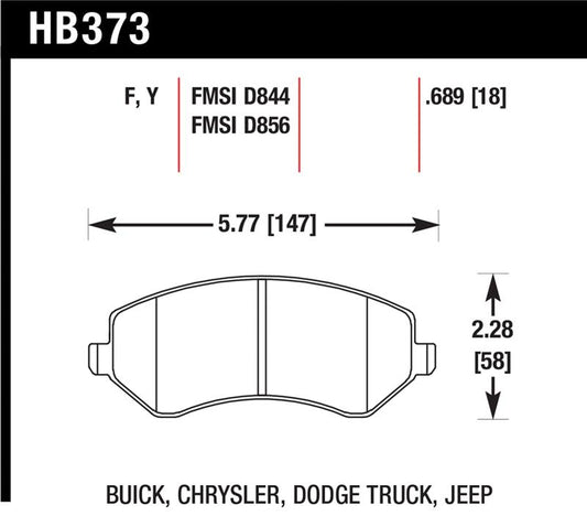 Hawk Performance Hawk HPS Street Brake Pads