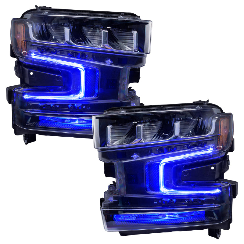 ORACLE Lighting Oracle 19-21 Chevy Silverado 1500 RGB+W Headlight DRL Kit - w/ Simple Controller
