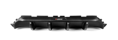 Akrapovic Akrapovic 18+ BMW M5 (F90) Rear Carbon Fiber Diffuser - Matte w/Red Akrapovic Logo