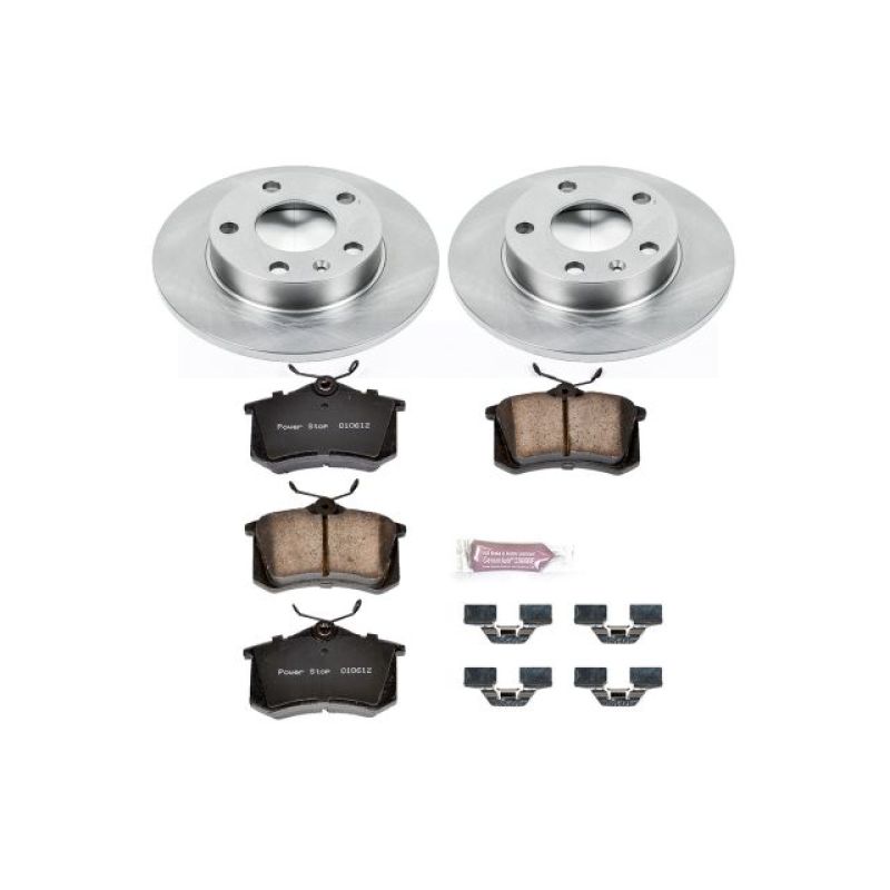 PowerStop Power Stop 02-06 Audi A4 Rear Autospecialty Brake Kit