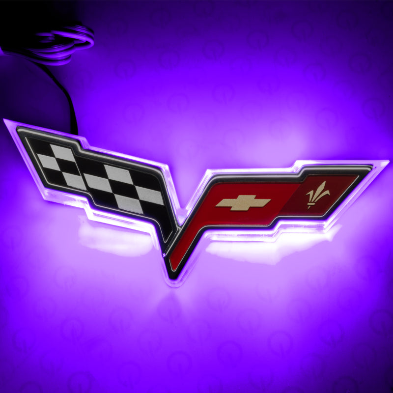ORACLE Lighting Oracle Chevrolet Corvette C6 Illuminated Emblem - Dual Intensity - UV/Purple