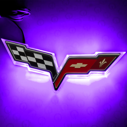 ORACLE Lighting Oracle Chevrolet Corvette C6 Illuminated Emblem - Dual Intensity - UV/Purple