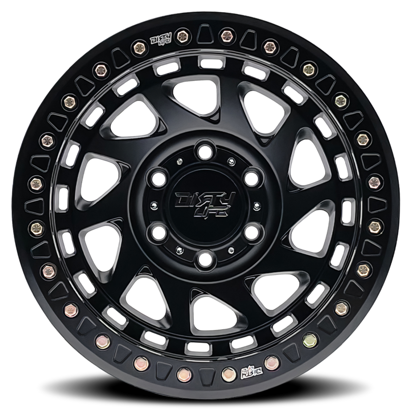 Dirty Life 9313 Enigma Race 17x9 / 5x127 BP / -38mm Offset / 78.1mm Hub Matte Black Wheel