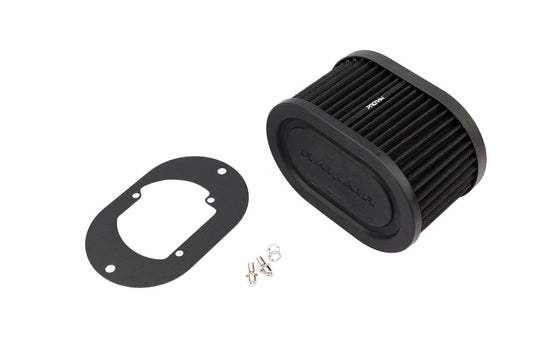 Ramair Pleated Carburettor Air Filter Baseplate to fit Pierburg 2E2, 2E3, 2E-E 100mm
