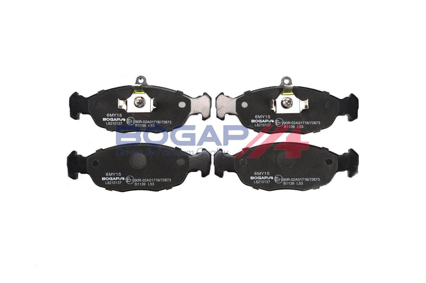 BOGAP L8210137 Brake Pad Set, Disc Brake
