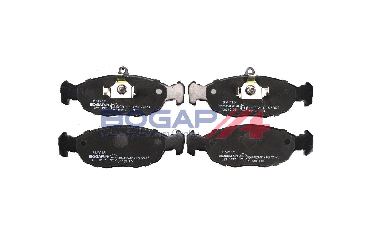 BOGAP L8210137 Brake Pad Set, Disc Brake