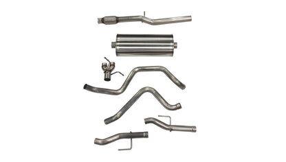 CORSA Performance Corsa 19-23 Chevy Silverado/GMC Sierra 6.2L Crew Cab Short Bed 147.5 Cat-Back Dual Rear Exit No Tips