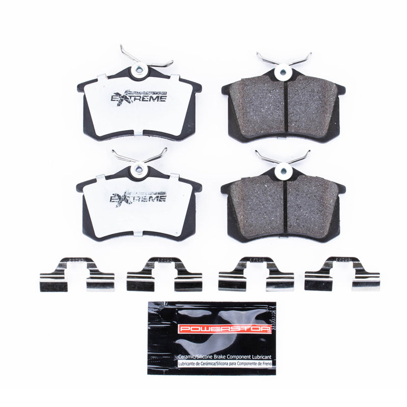 PowerStop Power Stop 10-13 Audi A3 Rear Z26 Extreme Street Brake Pads w/Hardware