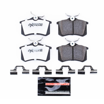 PowerStop Power Stop 10-13 Audi A3 Rear Z26 Extreme Street Brake Pads w/Hardware