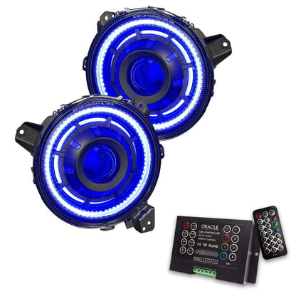 ORACLE Lighting Oracle Oculus Bi-LED Projector Headlights for Jeep JL/Gladiator JT - ColorSHIFT 2
