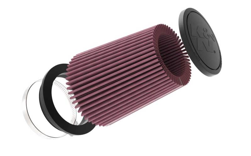 K&N Engineering K&N Universal 4in Flange x 5-3/8in Base x 4in Height High flow Air Filter