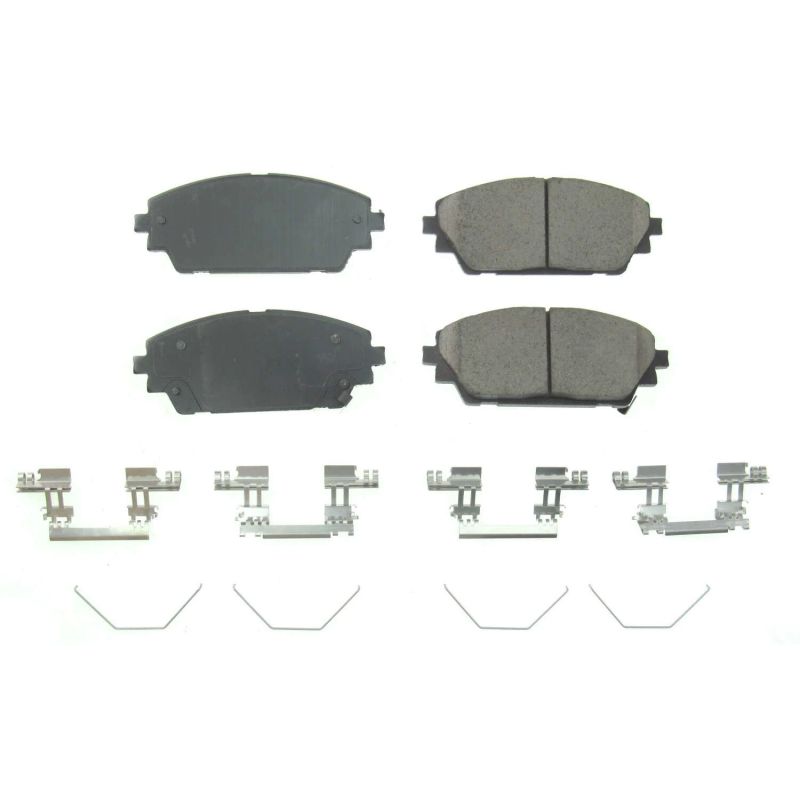 PowerStop Power Stop 2019 Mazda 3 Front Z17 Evolution Ceramic Brake Pads w/Hardware