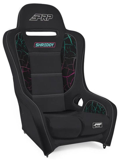 PRP Seats PRP Shreddy Edition Podium Suspension Seat - Cracked/Black
