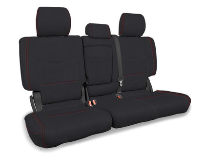 PRP Seats PRP 03-09 Lexus GX470 Rear Bench Cover - Black w/ Red Stitch
