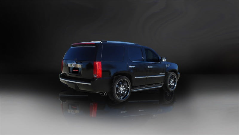 CORSA Performance Corsa 2007-2010 Cadillac Escalade 6.2L V8 Black Sport Cat-Back Exhaust