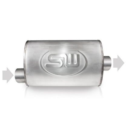 Stainless Works 2in ID OFFSET INLET/ 2in OD CENTER OUTLET 5inX9in
